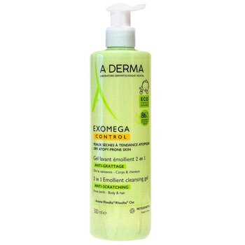 Exomega Control Emollient Cleansing Gel 2in1 - Zvláčňujúci umývací gél 2v1 pre suchú a atopickú pokožku pre deti